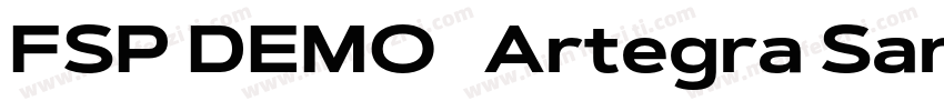FSP DEMO   Artegra Sans Ex Thin字体转换